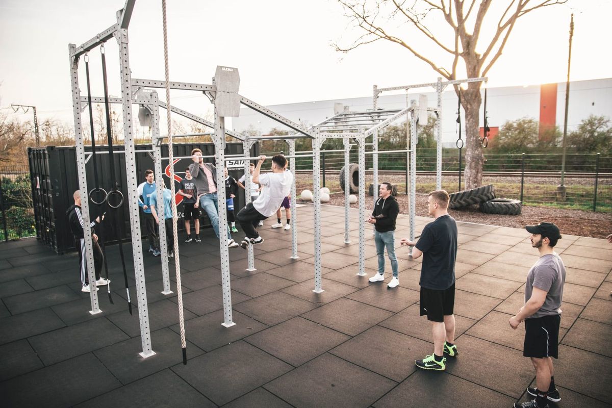 Fitness Outdoor Park in Kornwestheim - FUN Pull Up Challenge -Spenden für die Ukraine - Klimmzüge im Akkord