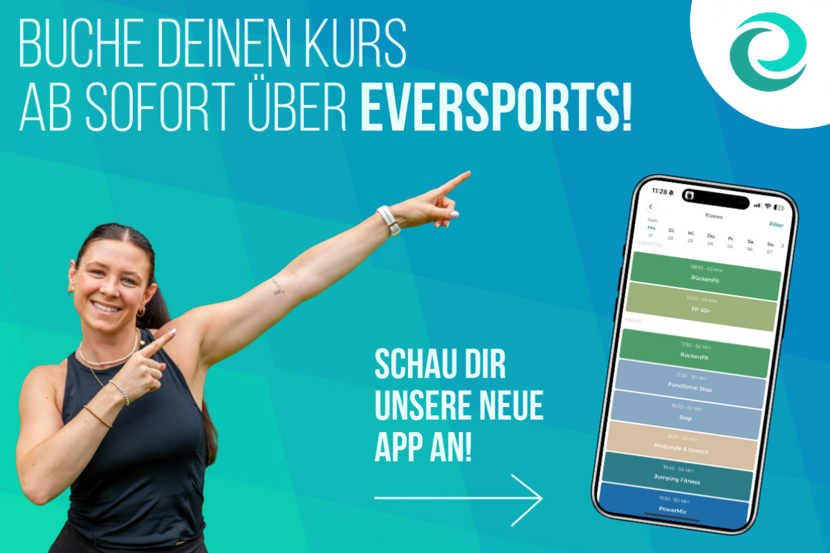 Über 40 Fitnesskurse im Funsportzentrum - Anmelden mit Eversports