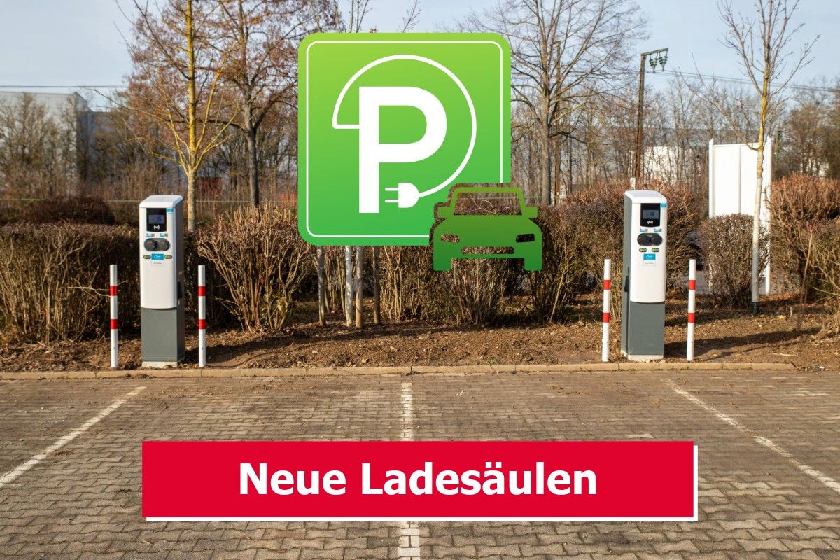 FUN SportZentrums mit zwei E-Ladesäulen