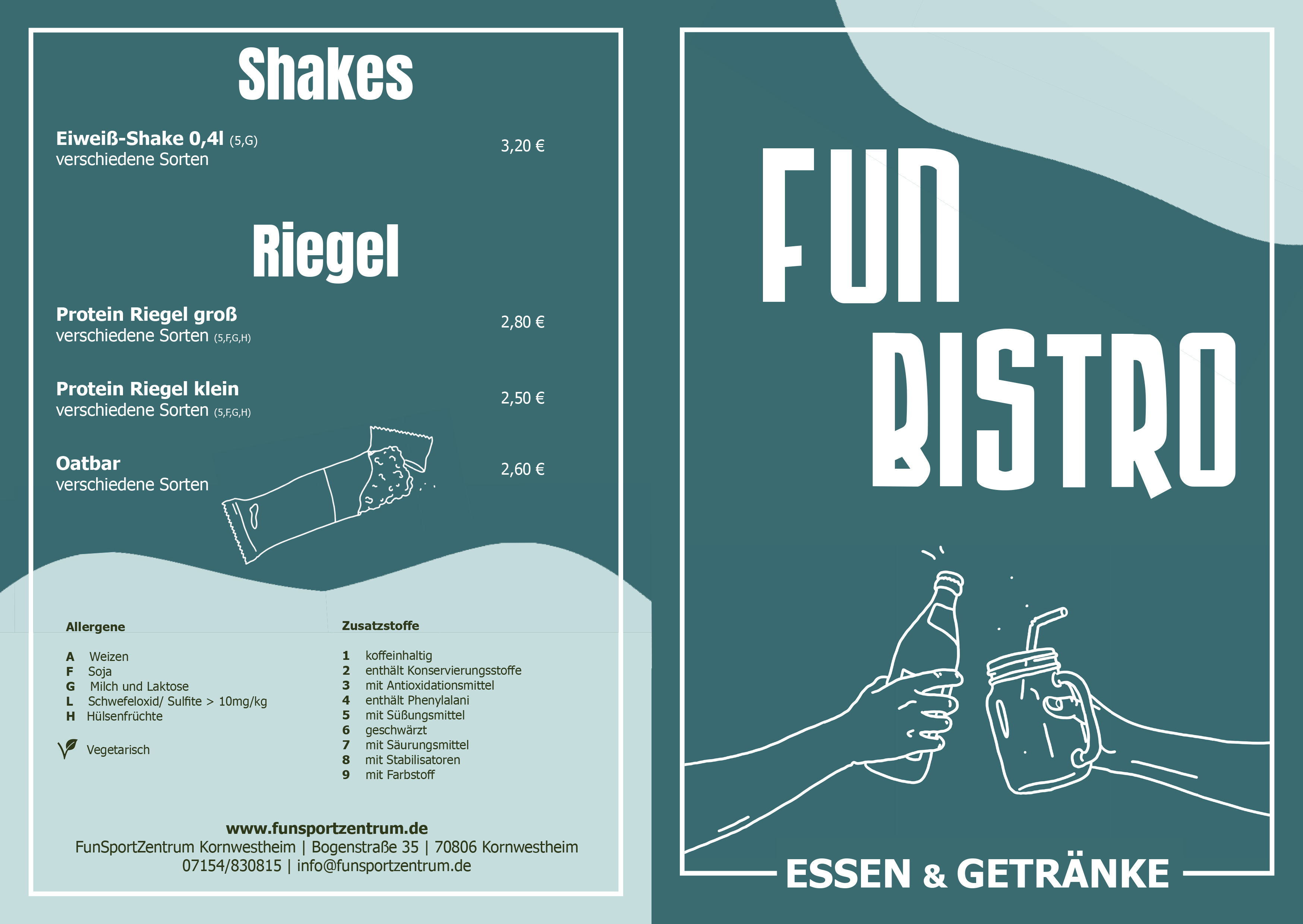 FUN Bistro und Kaffee: Bistro Karte & Menü