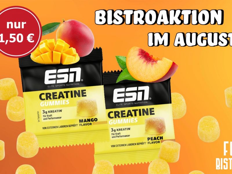 Kreatin als fruchtige Gummies
