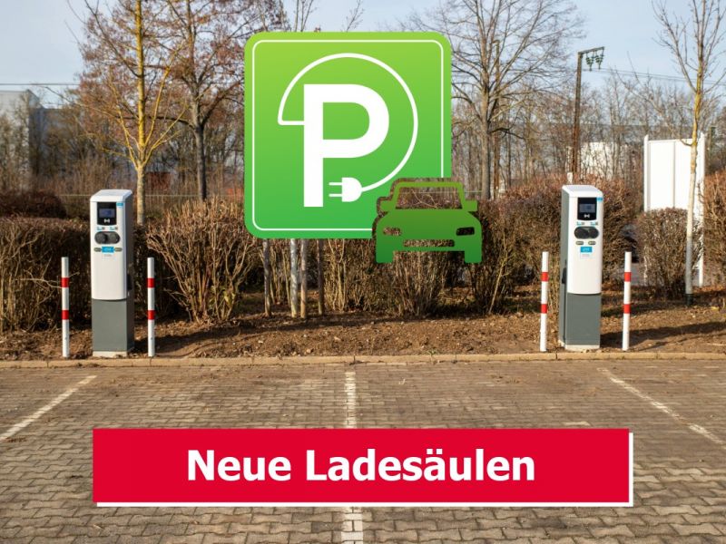 FUN SportZentrums mit zwei E-Ladesäulen