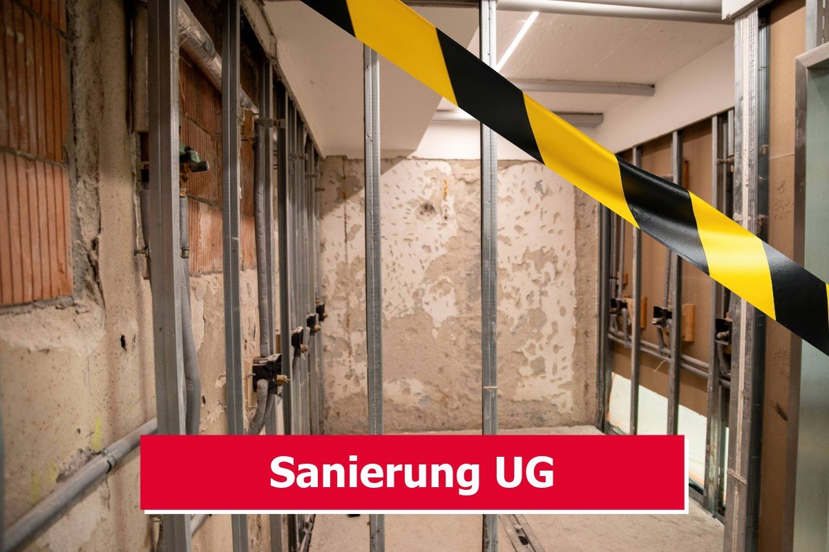 Update Umkleiden im UG - so ist der aktuelle Stand 