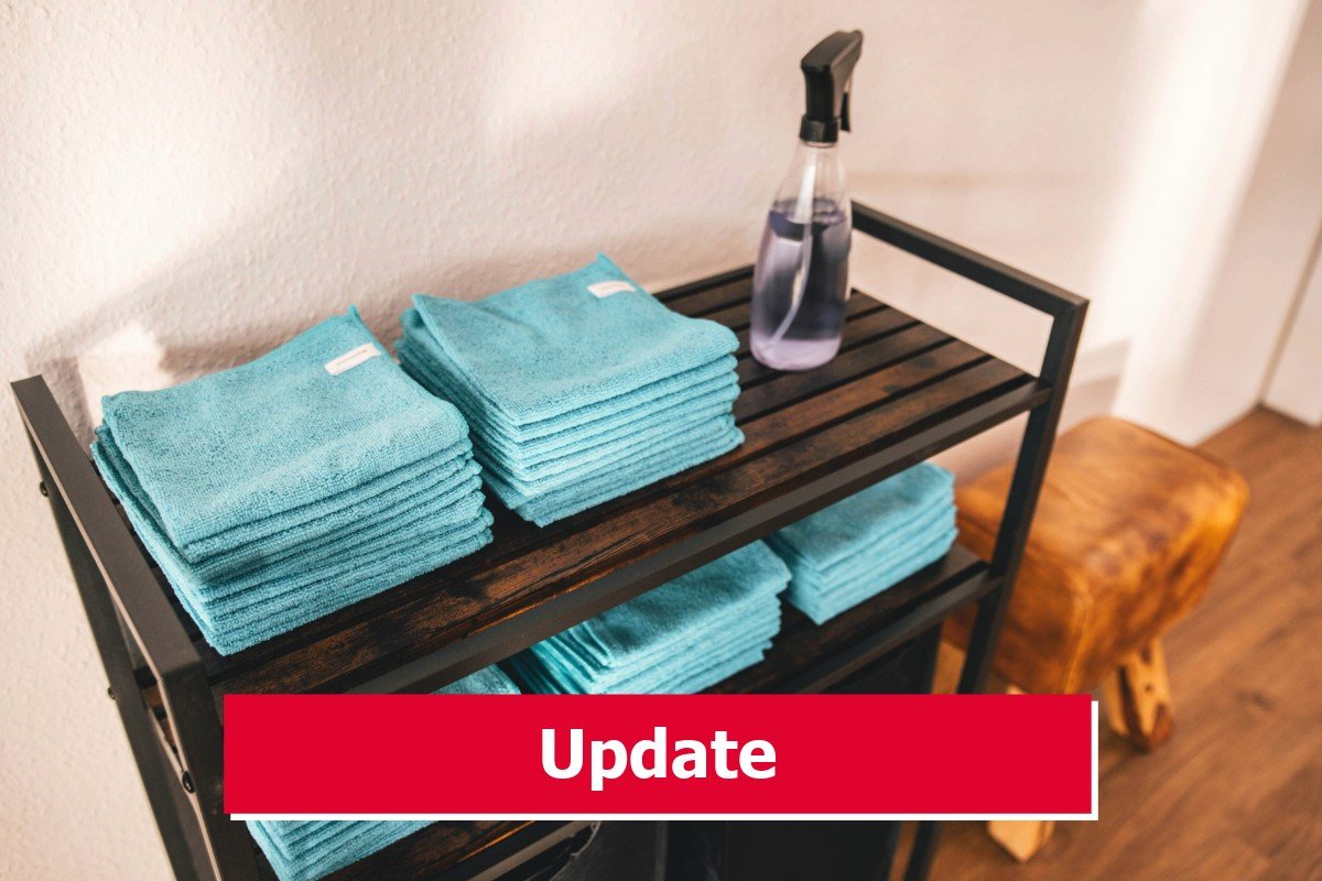 Update Microfasertücher im Studio